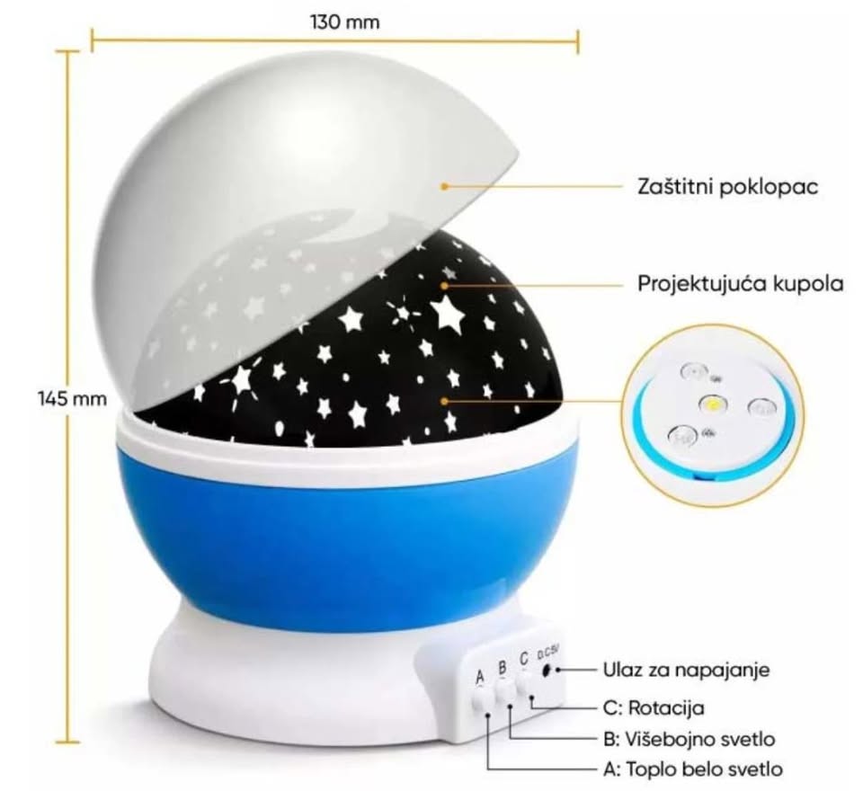 Sobna lampa -Zvezdano nebo